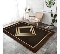 Area Rug 120 x 180 cm Non-Shedding Print Floor Carpet Machine Washable, Rugs for Living Room Non Slip Simple Cartoon Fish Carpet for Bedroom Dining Room, Dark Blue