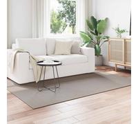 vidaXL Area Rugs LUGO Cream and Taupe 170 x 120 cm Polyester, Modern Area Rug, Durable Non-Slip Design, Textured Floor Covering, Machine Washable, Indoor Outdoor Versatile Home Decor