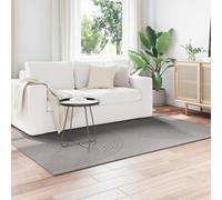 Area Rug 120x170cm Grey Polyester Non-Slip Machine Washable Soft Indoor Outdoor