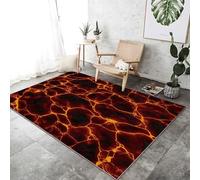 Area Rug 140 x 200 cm Non-Shedding Print Floor Carpet Machine Washable, Rugs for Living Room Non Slip Floral Rose Gothic Skull Carpet for Bedroom Dining Room, Colorful