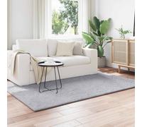 Area Rug 170x120 cm Grey Polyester Rectangular Non-Slip Modern Indoor Easy-Care