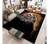 Area Rug, 3D Animal Tiger 100 X 150 Cm Carpet, Modern Non-Slip Hallway Doormat Foldable Easy To Clean Rugs For Apartment Living Room Bedroom Dining Room Decor Mats /7419392391607