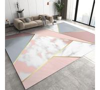 Area Rug 3D Printed Abstract Marble Texture Geometric Lattice Floor Mat Polyester Soft Material Non Slip Carpet Easy Clean For Bedroom Hall Kitchen Living Room Kids Room Doormat Carpet 90-17688005339