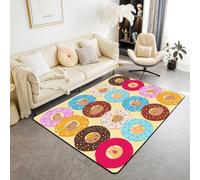 Area Rug 3D Printed Cartoon Desserts Floor Mat Polyester Soft Material Non Slip Carpet Easy Clean For Bedroom Hall Kitchen Living Room Kids Room Doormat Carpet 140 X 200 Cm -54881949390