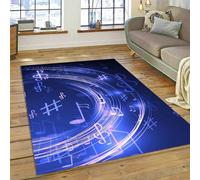 Area Rug 3D Printed Musical Instrument Piano Notes Floor Mat Polyester Soft Material Non Slip Carpet Easy Clean For Bedroom Hall Kitchen Living Room Kids Room Doormat Carpet 60 X 90 Cm,S -26946216449