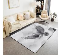 Area Rug 3D Printed Wild Birds Flying Animals Floor Mat Polyester Soft Material Non Slip Carpet Easy Clean For Bedroom Hall Kitchen Living Room Kids Room Doormat Carpet 140 X 200 Cm -2606259411664