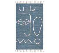 Outdoor Rug YAVU Blue 80 x 150 cm