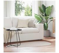 Area Rug 80x150cm Sand Polyester Non-Slip Machine Washable Foldable Indoor Soft