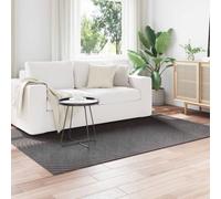 Area Rug Anthracite 140x200cm Polyester Non-Slip Indoor Outdoor Easy-Clean Soft