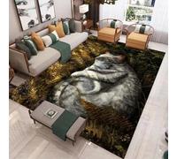 Area Rug Cat Animal Rugs Living Room Bedroom 3D Printed Floor Door Mat Non-Slip Inner Treads Kitchen Carpet Cushion - Polyester Soft Touch Easy Clean 80 X 120 Cm -23061204870
