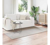 Area Rug Cream 160x230cm Polyester Non-Slip Indoor Outdoor Durable Soft EasyCare