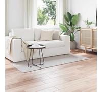 vidaXL Area Rugs HUARTE Cream and Grey 200 x 80 cm Polyester, Modern Area Rug, Durable Non-Slip Design, Textured Floor Covering, Machine Washable, Indoor Outdoor Versatile Home Decor