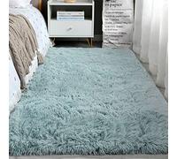 Area Rug for Bedroom Fluffy Shag Rug Super Soft Plush Carpet Rectangular Indoor Rug for Dorm Nursery Kids Room Home Decorative Dark