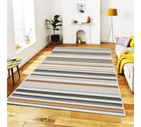 Area Rug for Kids Bedroom Carpet Indoor Rug Soft Pile Geometric Pattern Carpet for Living Room Large Modern Rug - horizontal Cream Green, 160 x 230 cm