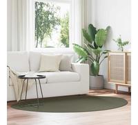 Area Rug Forest Green 140 x 200 cm Polyester Medium Pile Non-Slip Foldable Soft