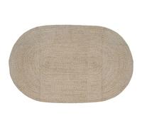 Area Rug Handmade White Jute 205x305 cm Modern Natural Large Soft Indoor EcoJute