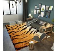 Area Rug Leopard Animal Skin 3D Rugs Non-Slip Mat Throw Rug Yoga For Living Room Playroom Classroom Nursery Decor Outdoor Floor Carpets - Polyester Soft Touch Easy Clean 90 X 150 Cm -6846068627480