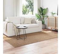 Area Rug Natural Polyester Durable 140x200cm Rectangular Non-Slip Indoor Outdoor