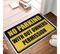 Area Rug - No Trespassing With Out Owners Permission With Funny Door