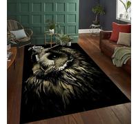 Area Rug Owl Animal Rugs Living Room Bedroom 3D Printed Floor Door Mat Non-Slip Inner Treads Kitchen Carpet Cushion 90 X 150 Cm, Soft Stain Resistant Easy Clean -32899956318