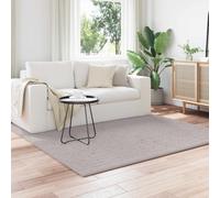 Area Rug Sand 200x200 cm Polyester Square Non-Slip Modern Minimalist for HomeUse