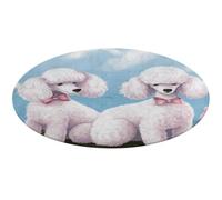 Area Rug Small Carpet Washable Poodles Dogs Printed Area Rugs Rug for Living Room Kitchen Rug Bathroom Floor Mat Fluffy Rug Home Decor Rug