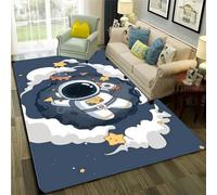 Area Rug Soft 3D Cartoon Outer Space Planet Astronaut Printed Floor Mat Polyester Material Non-Slip Carpet Easy Clean For Bedroom Hall Kitchen Living Room Kids Room Doormat Carpet 100 X 2-39173834496