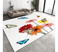 Area Rug Soft 3D Kids Rug Animal Butterfly Mat Nursery Rug Boys And Girls Cute Toddler Crawling Mat Non-Slip Carpet Easy Clean For Bedroom Hall Kitchen Living Room 50 X 80 Cm /3820198384337