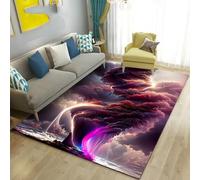 Area Rug Soft 3D Kids Rug Tornado Dark Clouds Typhoon Landscape Mat Nursery Rug Boys And Girls Cute Toddler Crawling Mat Non-Slip Carpet Easy Clean For Bedroom Hall Kitchen Living Room -5079665471699
