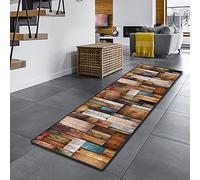 Area Rugs 110x220cm, Hall Runner Non Shed Non Slip Rubber Backed Carpet Protector Heavy Duty for Living Room Bedroom Floor