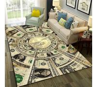 Area Rugs 3D Digital Print Dollar Euro Currency Banknote Money Carpet Living Room Bedroom Sofa Mat Door Mat Kitchen Bathroom Mat Carpet Bath Mats For Home Decoration 180 X 280 Cm - Easy /9675142650809