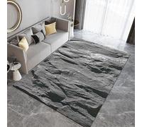 Area Rugs 3D Stone Pattern Easy Cleaning Non-Slip Gaming Rooms Fuzzy Plush Soft Nature Scenery Brick Patterns Large Rug Short Pile Living Bedroom Home Decor Entryway Hallway 160x230 cm Q-439