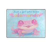 Area Rugs 4x5 Minimalist Carpet for Boys for Bedroom Home Aesthetic Decor (4'x5' Natural)-Just A Girl Who Loves Salamander