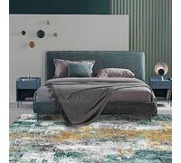 Area Rugs 80 x 120 cm Living Room Anti-Skid Rug for Bedroom Room Kitchen Home Decor Carpet Floor Mats Retro ink Style Green Gray