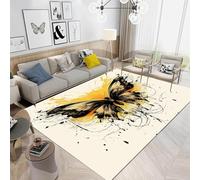 Area Rugs Carpeted Room Living Bedroom, Animal Butterfly 3D Flannel Rugs Bathroom, Men Boys Girls Modern Anti Slip, Floor Mat Kitchen Rug Pad, 100 X 200 Cm, Stain Resistant Easy Clean /1602381645552