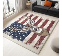 Area Rugs Floral Owl Rugs Living Room Non-Slip Short Pile Rug Yellow Brown Soft Rugs for Bedroom Home Decor Carpet 120 x 180 cm