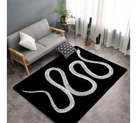 Area Rugs For Living Room 3D Animal Snake Printed Flannel Carpets, Extra Large Size Soft Rugs Anti Slip Washable Floor Mats For Bedroom Kids Room Decor Easy Clean 50 X 80 Cm -232954865870