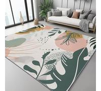 Area Rugs for Living Room 60 x 110 cm Washable Carpet Non-Slip Animal Print Zebra Texture Pattern Bedroom Rugs Low Pile Thin Floor Mat Rug for Dining Room Kitchen Office Decor, Black White