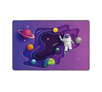 Area Rugs for Living Room Bedroom, Indoor Floor Rug Bedroom Decor Aesthetic, Astronaut on Mission in Outer Space 3x5 Anti Slip Throw Washable Rugs Non-Slip Carpet 60x39in