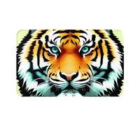 Area Rugs for Living Room Bedroom,Machine Washable 20x31.5 inch Soft Fluffy Shaggy Bedside Rug, Indoor Floor Carpet for Kids,Dorms,Nursery Rooms,Home Decor - Little Fat Tiger Head