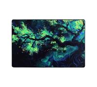 Area Rugs for Living Room Bedroom,Machine Washable 36"x24" Soft Fluffy Shaggy Bedside Rug, Indoor Floor Carpet for Kids,Dorms,Nursery Rooms,Home Decor - Glow in The Dark