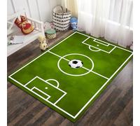 Area Rugs Living Room Extra Large Size Rug 180 x 250 cm Soft Touch Short Pile Carpet Anti Slip Washable Modern abstract green black