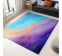 Area Rugs Marble Liquid Swirl 180x240cm Soft Fluffy Washable Area Rug, Modern Non-Slip Design Carpet Floor Mat, for Living Room Bedroom Kitchen Office