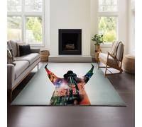 Area Rugs Michael Jackson Rug Home Modern Rugs Soft Carpet Non-slip Carpets Area Rug for Living Room, Bedroom, Office and Indoor Decoration (MJ 01,80x120 cm)
