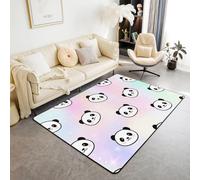 Area Rugs Modern Carpets Living Room Rug, 3D Animal Panda Soft Short Medium Pile Rugs Non Shedding Anti Slip Washable Floor Mats For Bedroom Kids Room Decor 180 X 280 Cm Easy Clean -6883409098006