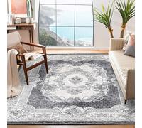Area Rugs Modern Style Rug Artistic Traditional Unique Carpet Soft Short Pile Living Room Carpets Anti Slip Floor Mat Large for Hallway Bedroom (Grey white, 120 x 160 cm)