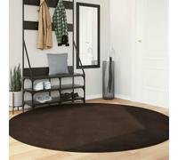 Area Rugs Round HUARTE Brown Ø 200 CM Polyester