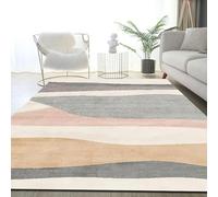 Area Rugs Soft Chic Rugs 120 x 200 cm Machine Washable Non Slip Indoor Sofa Floor Area Carpet Modern simple blue yellow pink