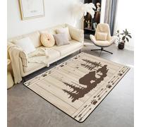 Area Rugs Wild Animal Bear Print 3D Decorations Carpets For Bedrooms Kids Girl Baby Bed Rugs Bedroom Door Mat Nursery Washable Non-Slip Indoor Living Room Rugs Pads 80 X 120 Cm With Rubbe -43328943478