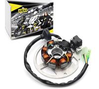 Area1 Replacement Alternator Stator for 50 cc China 2T Engines - Version 2 - For ATU Explorer (Race GT Iron Hi Race Spin) CPI Keeway Forstinger Generic Lifan Luxxon AGM Nova Motors Rivero Motowell